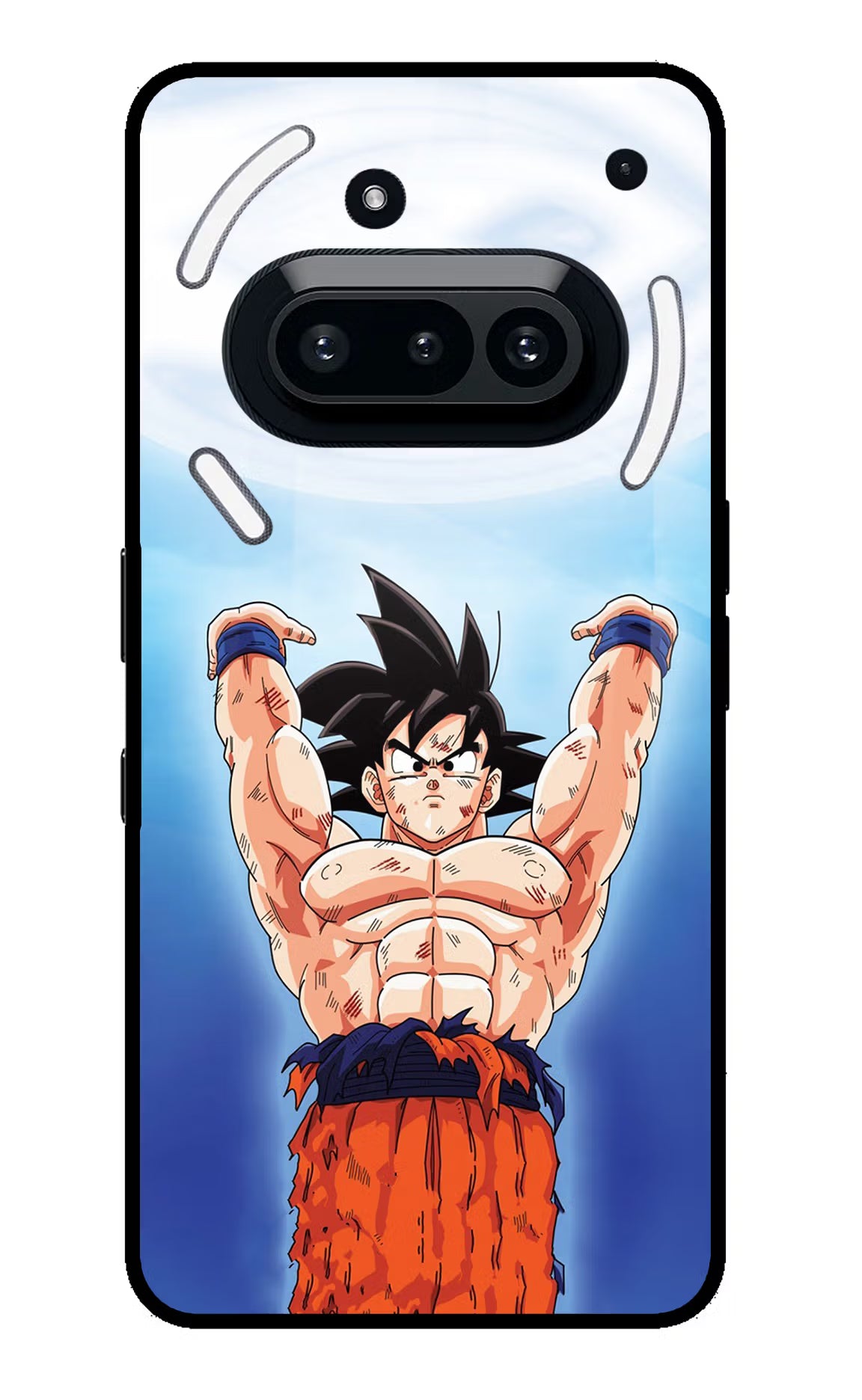 Goku Power Nothing Phone 3A Glass Case