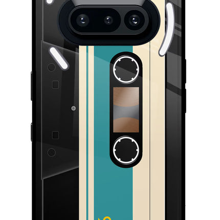 Cassette Nothing Phone 3A Glass Case Back Cover by Casekaro