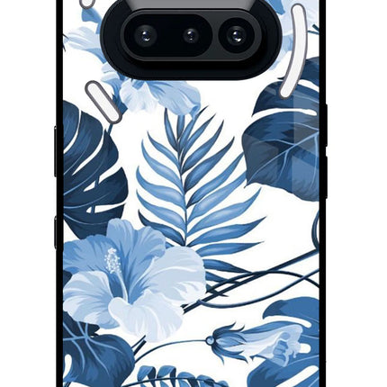 Fabric Art Nothing Phone 3A Glass Case Back Cover by Casekaro