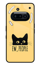 Ew People Catitude Nothing Phone 3A Glass Case