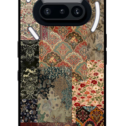 Desi Print Nothing Phone 3A Glass Case Back Cover by Casekaro