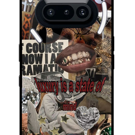 Luxury Nothing Phone 3A Glass Case