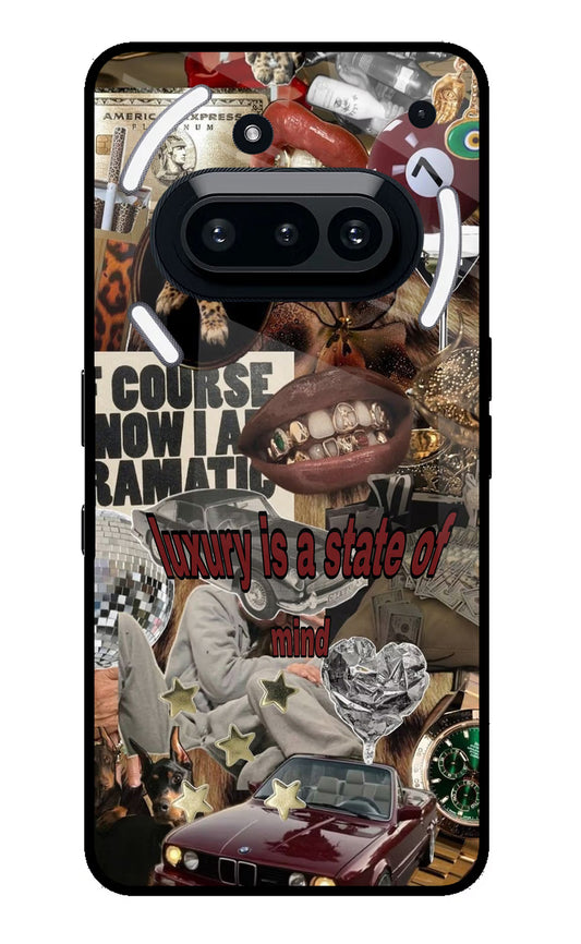 Luxury Nothing Phone 3A Glass Case