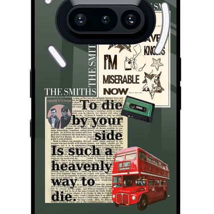 The Smiths Nothing Phone 3A Glass Case Back Cover by Casekaro