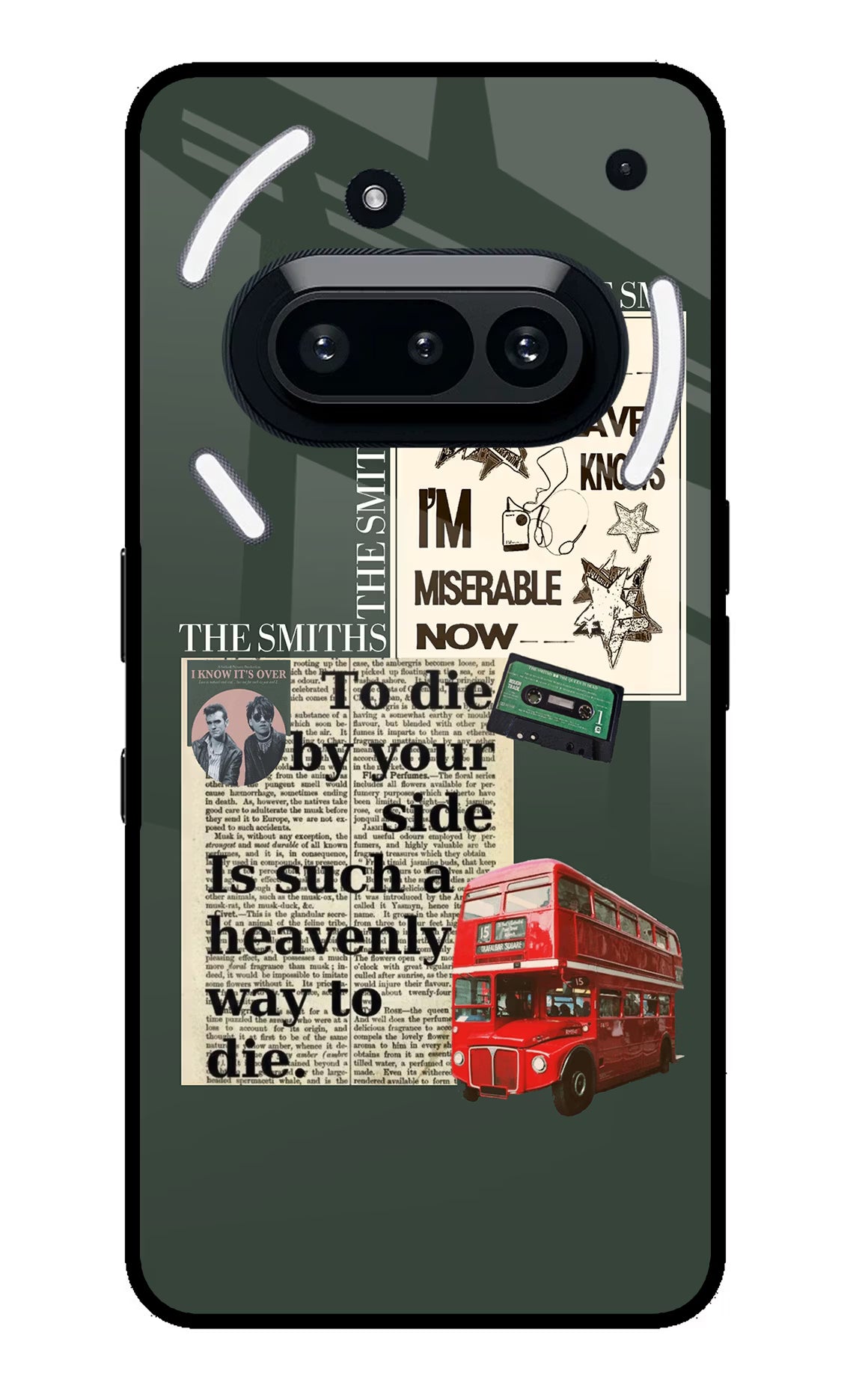 The Smiths Nothing Phone 3A Glass Case Back Cover by Casekaro