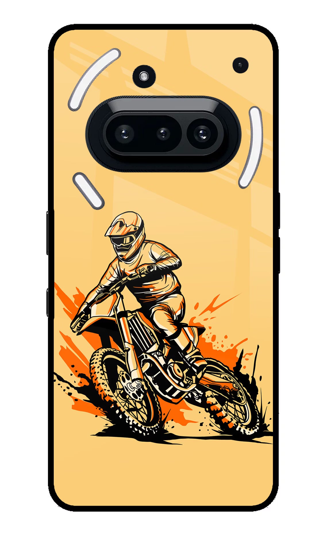 Off-Road Fury Nothing Phone 3A Glass Case Back Cover by Casekaro