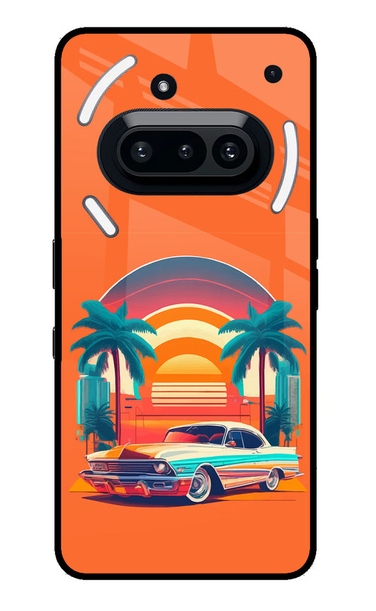 Palm Drive 80s Nothing Phone 3A Glass Case