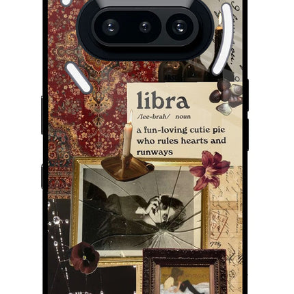 Libra Zodiac Nothing Phone 3A Glass Case Back Cover by Casekaro
