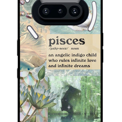 Pisces Zodiac Nothing Phone 3A Glass Case Back Cover by Casekaro