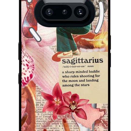 Sagittarius Zodiac Nothing Phone 3A Glass Case Back Cover by Casekaro