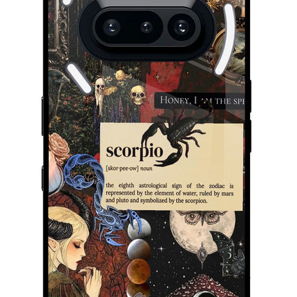 Scorpio Zodiac Nothing Phone 3A Glass Case Back Cover by Casekaro
