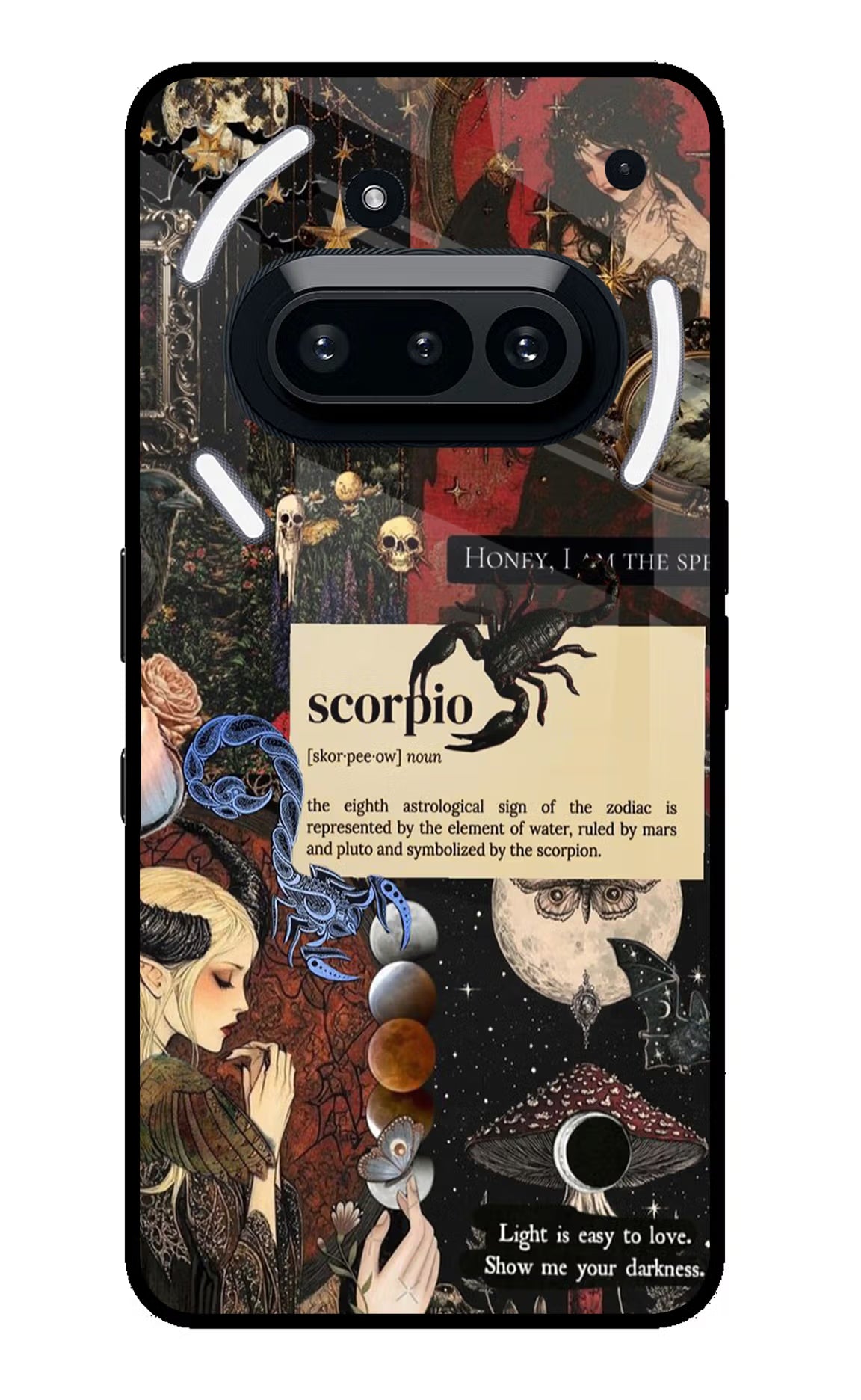 Scorpio Zodiac Nothing Phone 3A Glass Case Back Cover by Casekaro