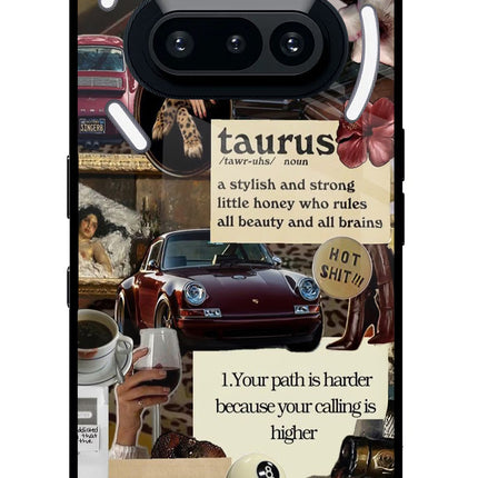 Taurus Zodiac Nothing Phone 3A Glass Case Back Cover by Casekaro