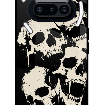 Dead Stack Nothing Phone 3A Glass Case Back Cover by Casekaro