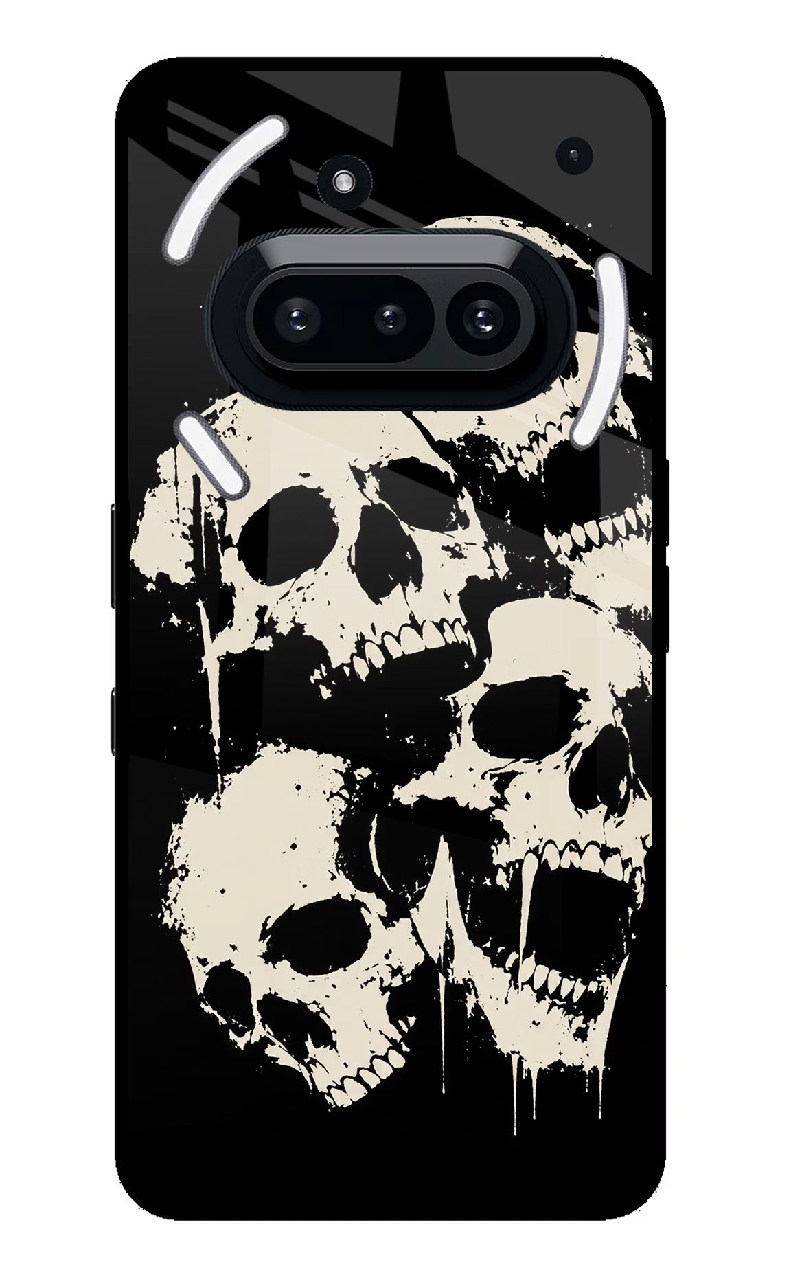 Dead Stack Nothing Phone 3A Glass Case Back Cover by Casekaro
