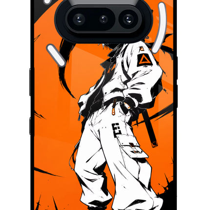 Street Samurai  Nothing Phone 3A Glass Case Back Cover by Casekaro