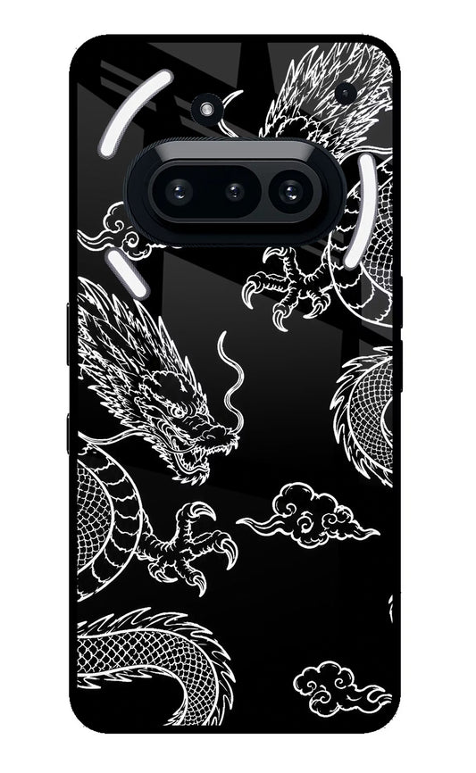 Twin Dragons Nothing Phone 3A Glass Case