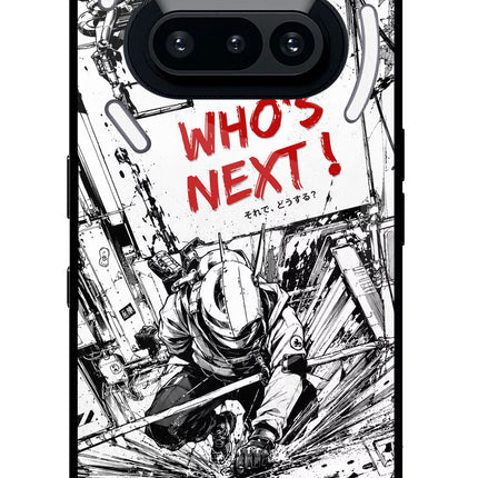 Who's Next Nothing Phone 3A Glass Case Back Cover by Casekaro