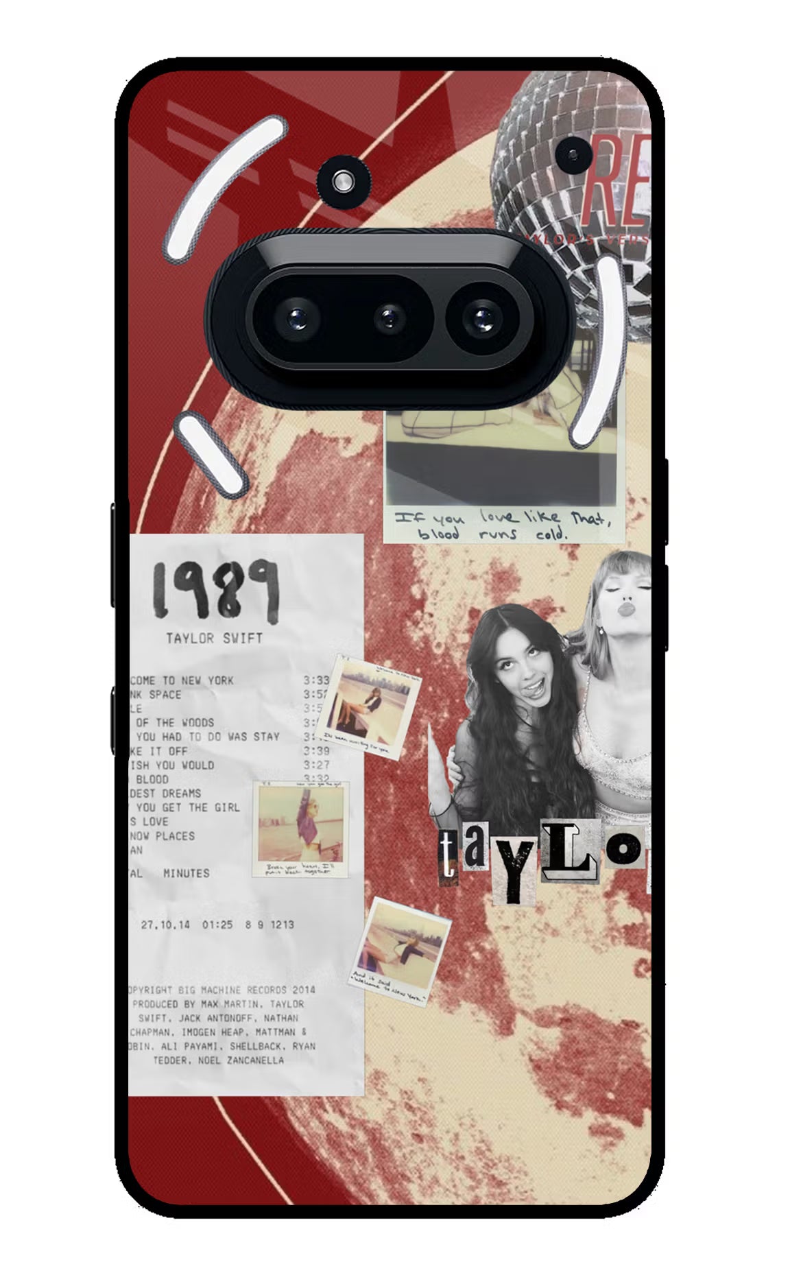 Taylor Swift Nothing Phone 3A Glass Case