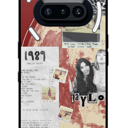 Taylor Swift Nothing Phone 3A Glass Case Back Cover by Casekaro