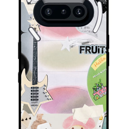Softcore case Nothing Phone 3A Glass Case Back Cover by Casekaro