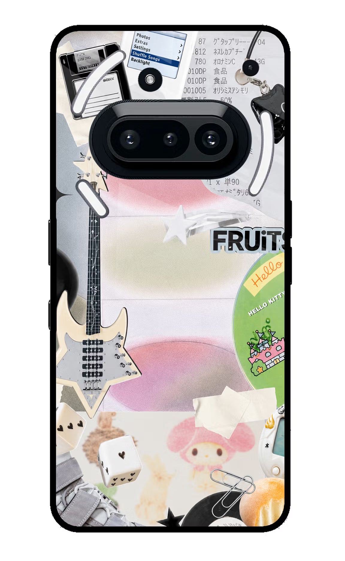 Softcore case Nothing Phone 3A Glass Case Back Cover by Casekaro