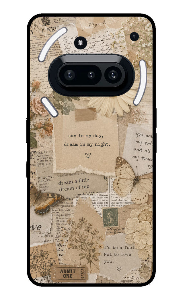 Vintage case Nothing Phone 3A Glass Case