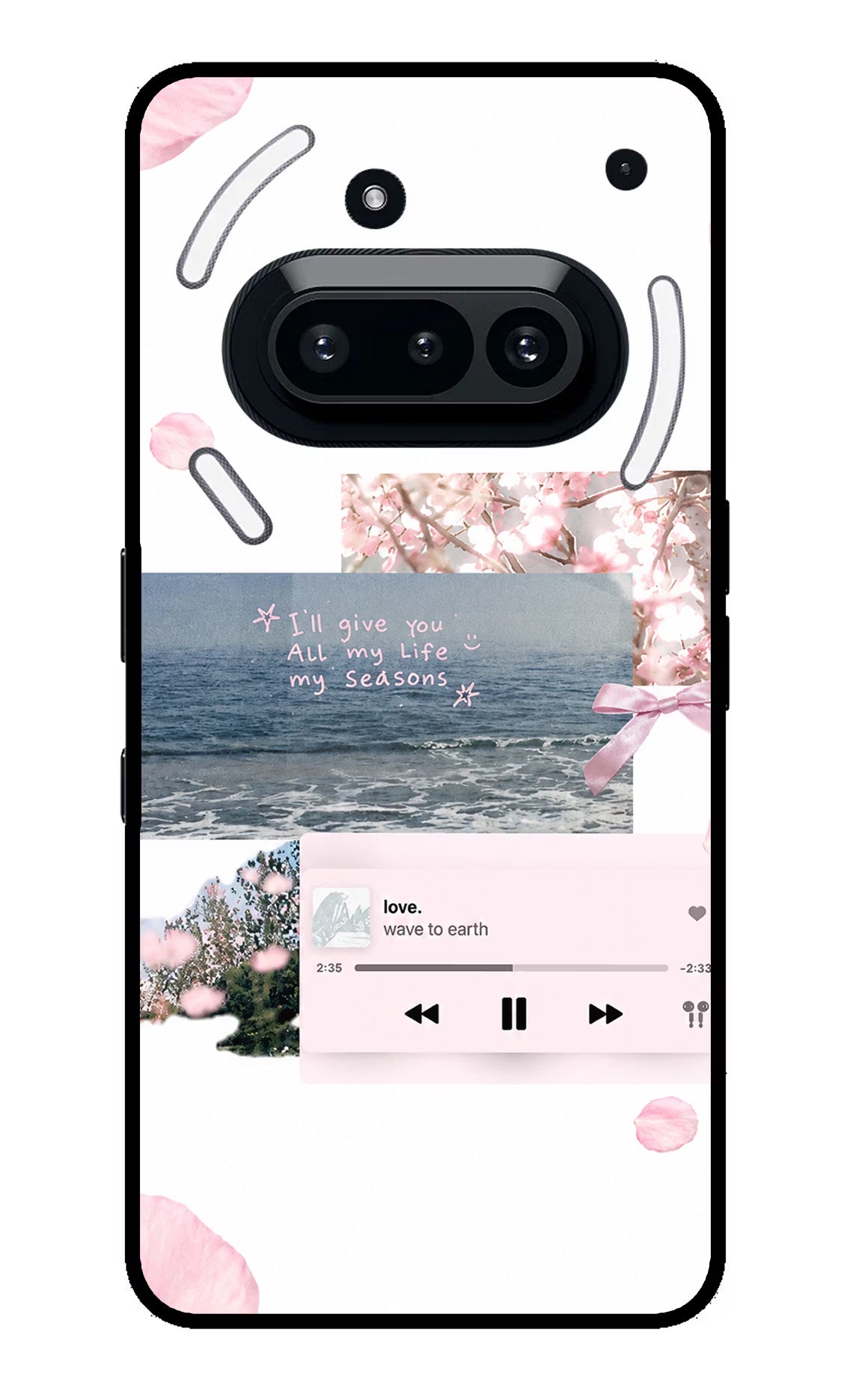 Wave to earth Nothing Phone 3A Glass Case