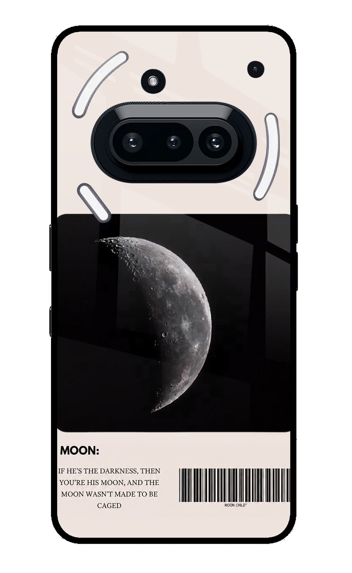 Moon Phase Nothing Phone 3A Glass Case