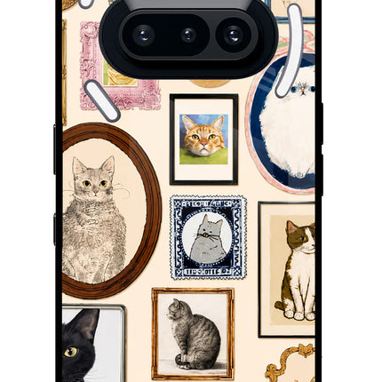Mirror Cats Nothing Phone 3A Glass Case
