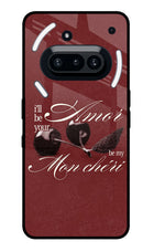 Velvet Cherry Nothing Phone 3A Glass Case