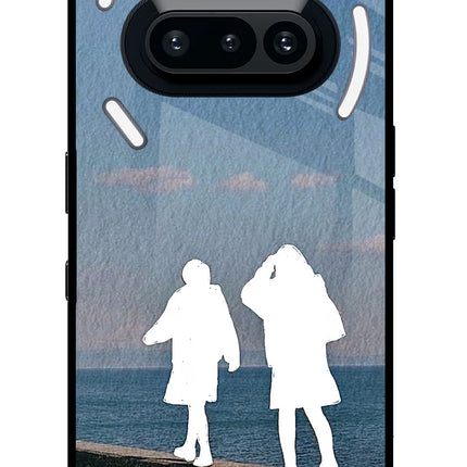 Coastal Dream Nothing Phone 3A Glass Case Back Cover by Casekaro