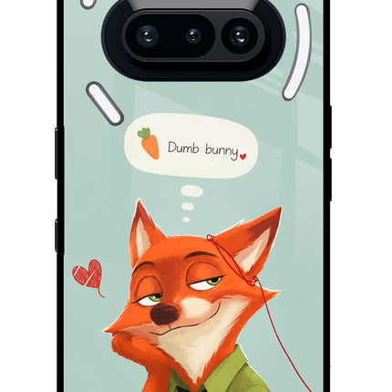 Nick Charm Nothing Phone 3A Glass Case Back Cover by Casekaro