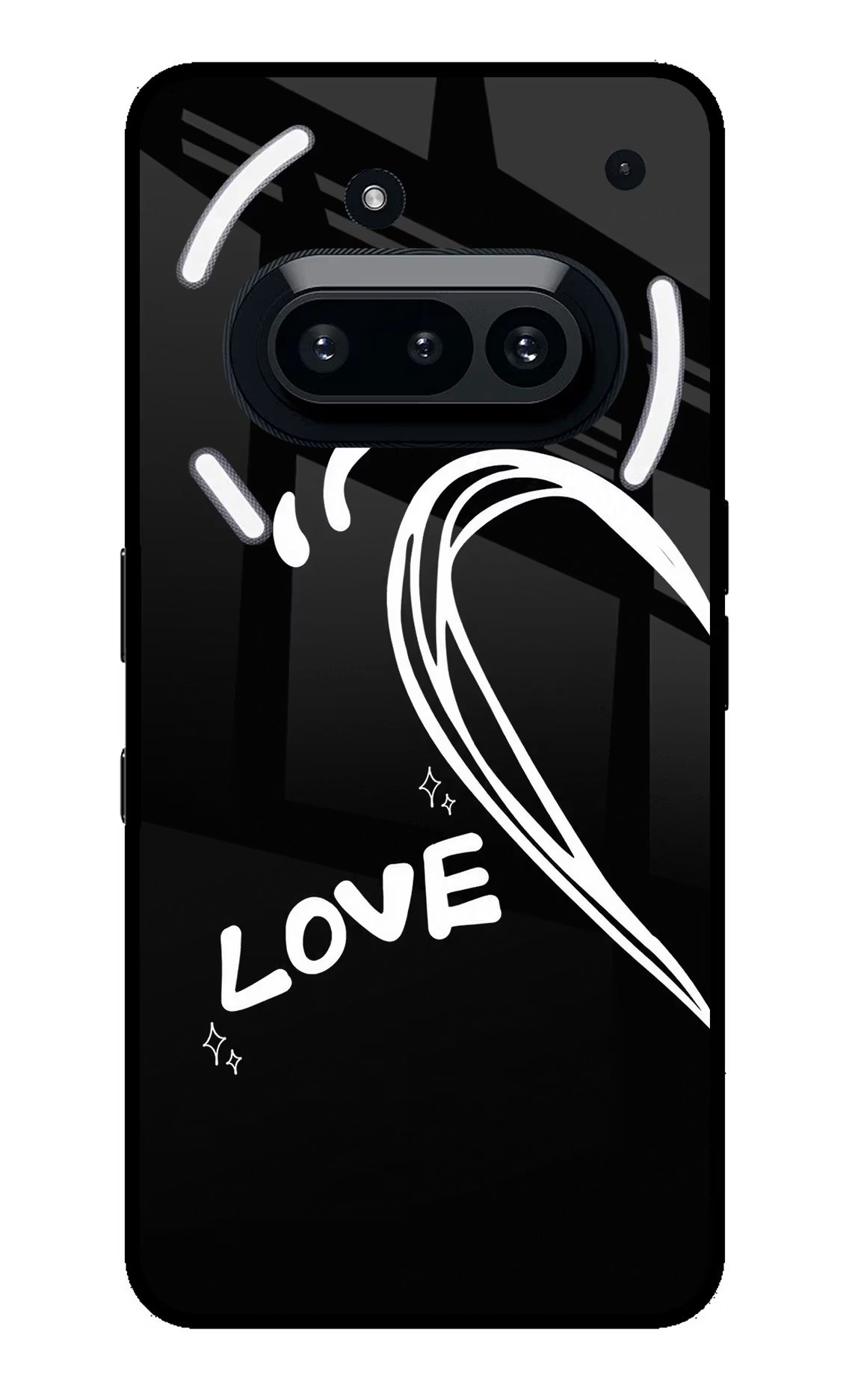 Love Line Nothing Phone 3A Glass Case