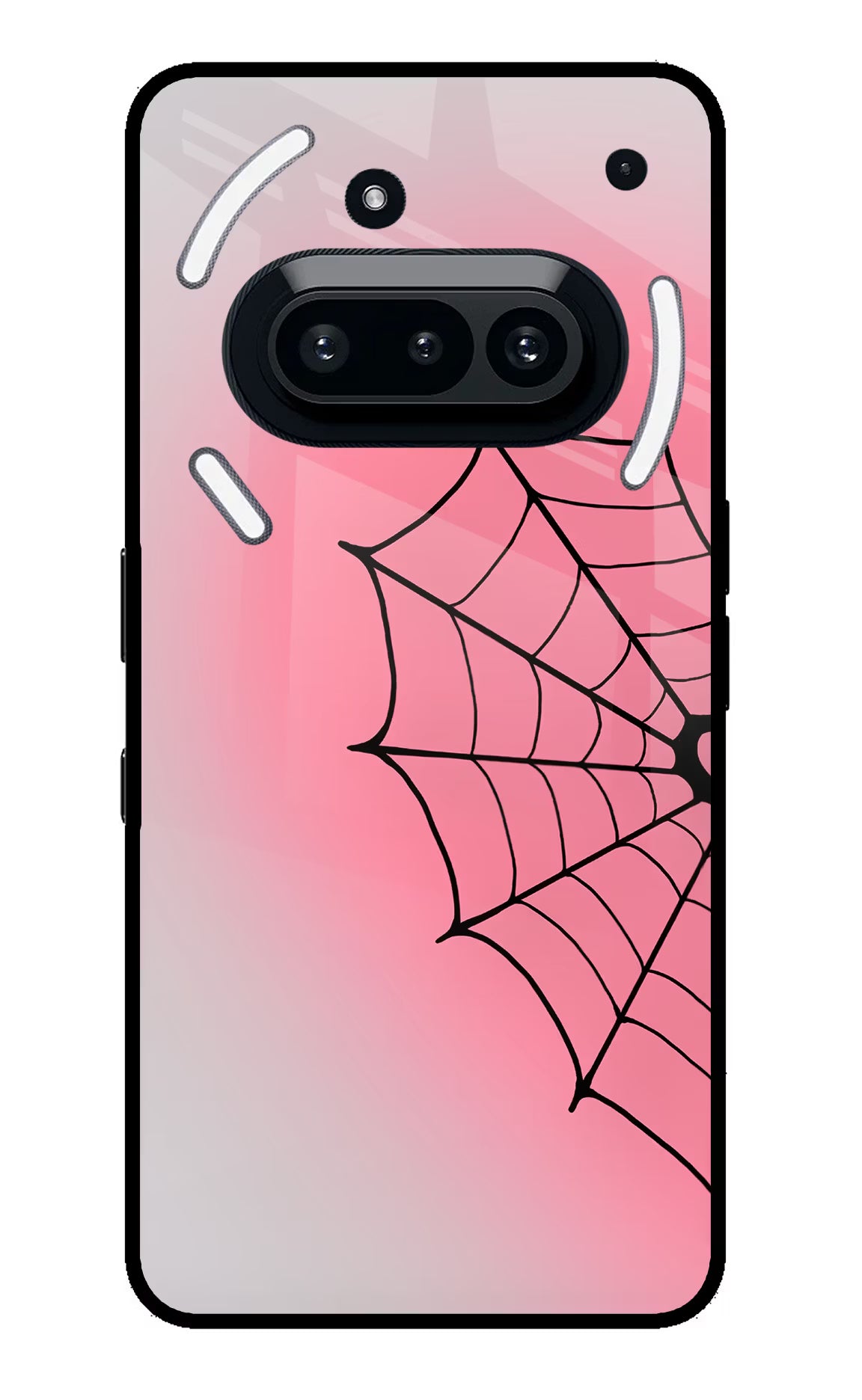 Pink Web Nothing Phone 3A Glass Case
