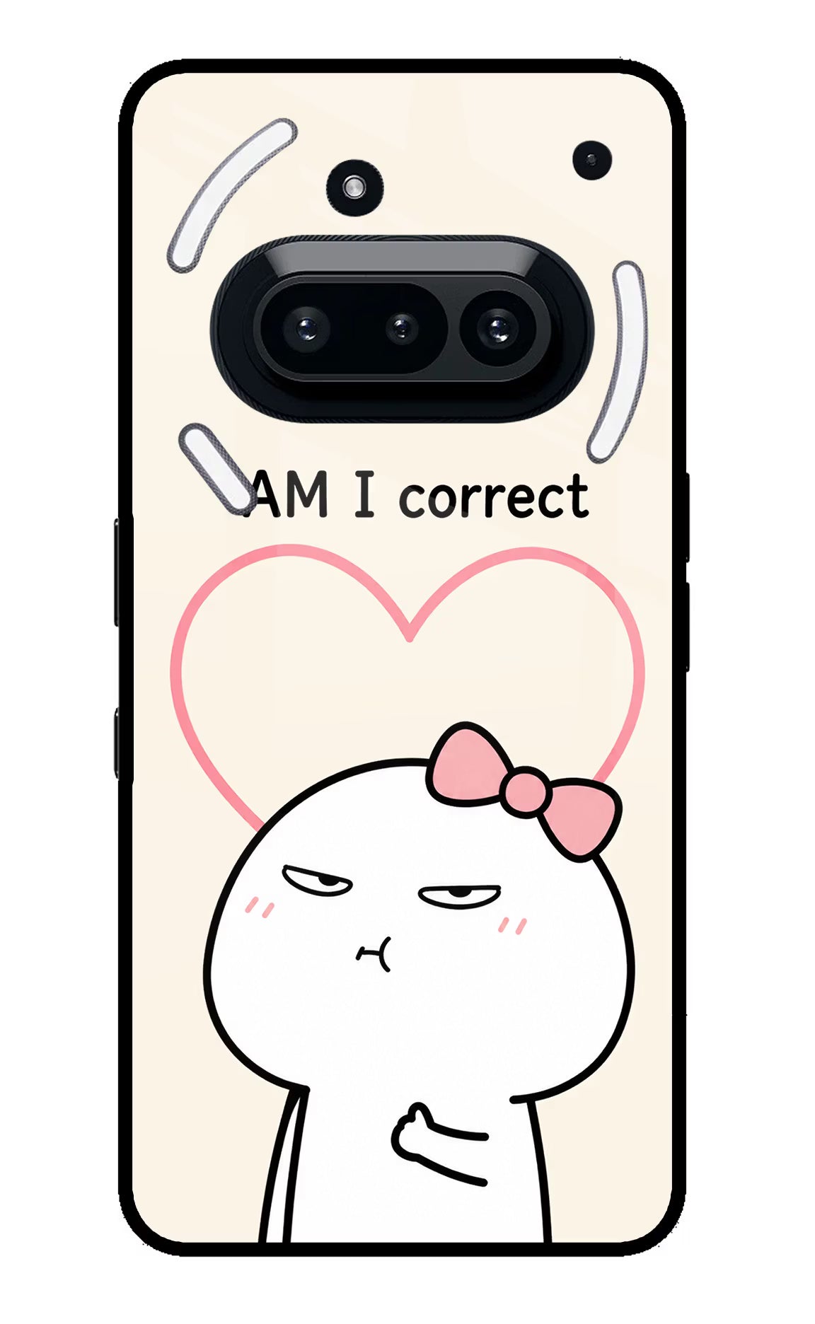 Always Right Nothing Phone 3A Glass Case