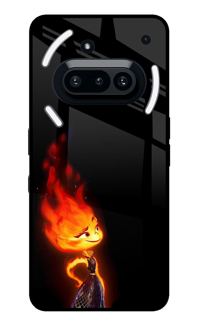 Ember Flame Nothing Phone 3A Glass Case