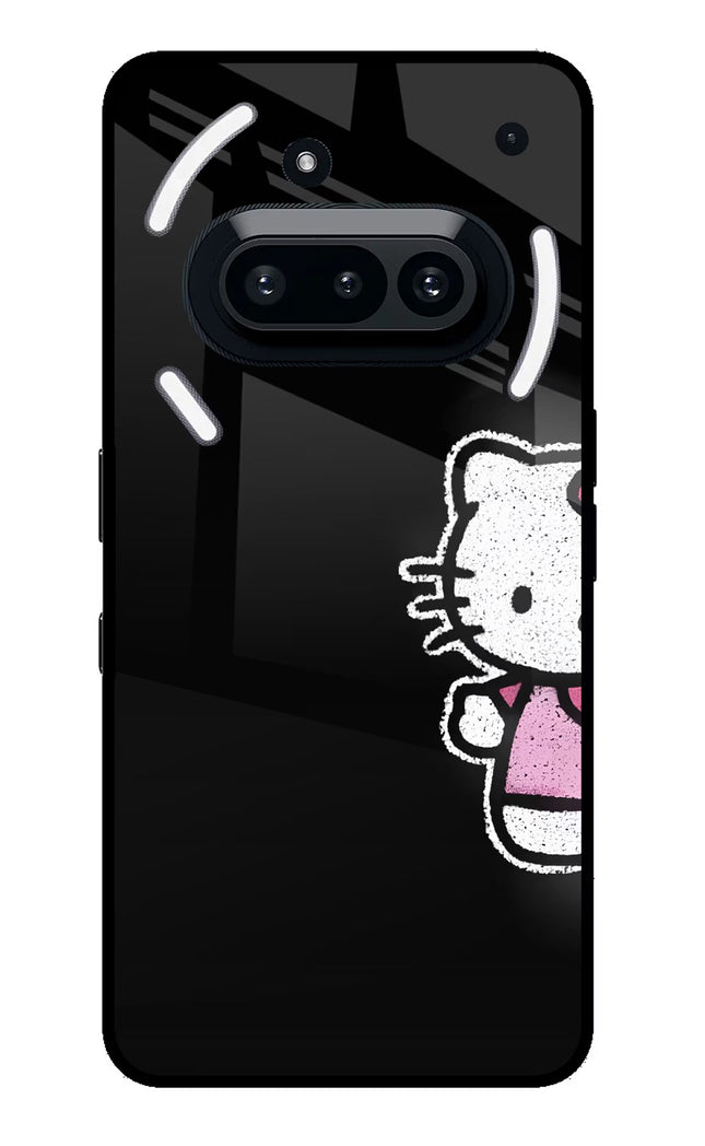 Kitty Charm Nothing Phone 3A Glass Case