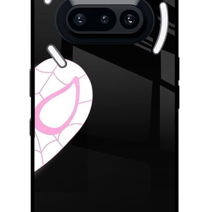 Gwen Mask Nothing Phone 3A Glass Case Back Cover by Casekaro