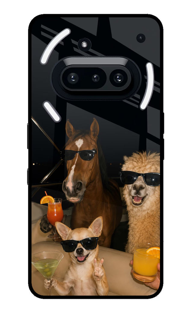 Party Squad Nothing Phone 3A Glass Case