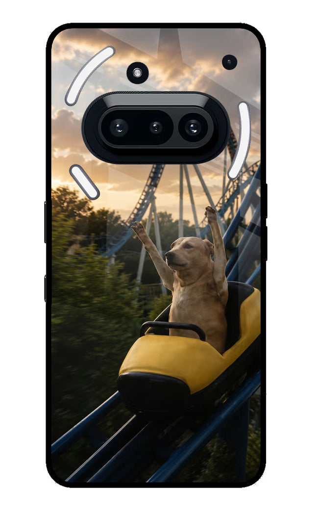 Rollercoaster Dog Nothing Phone 3A Glass Case