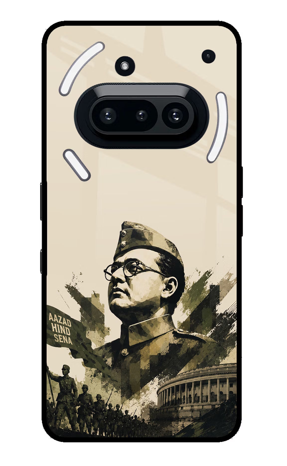 Netaji Rising Nothing Phone 3A Glass Case