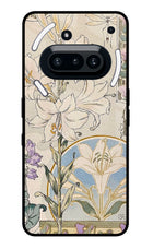 White Lily Nothing Phone 3A Glass Case