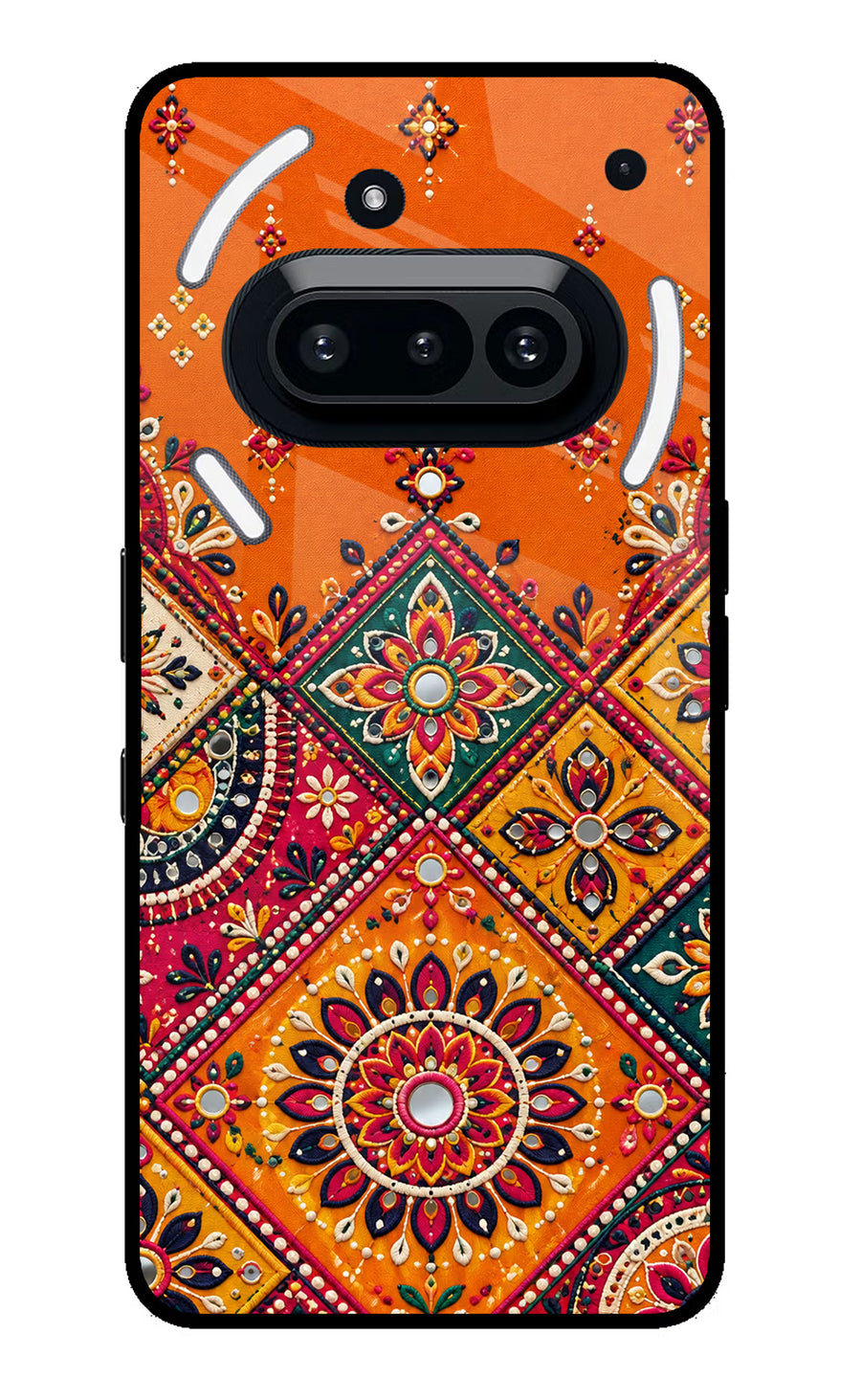 Kutch Glow Nothing Phone 3A Back Cover, Glass case