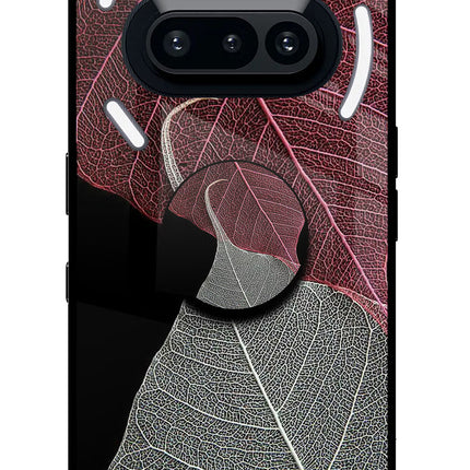 Leaf Pattern Nothing Phone 3A Pop Case by Casekaro