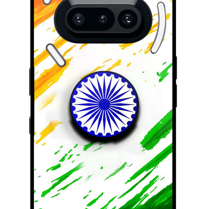 Indian Flag Ashoka Chakra Nothing Phone 3A Pop Case by Casekaro