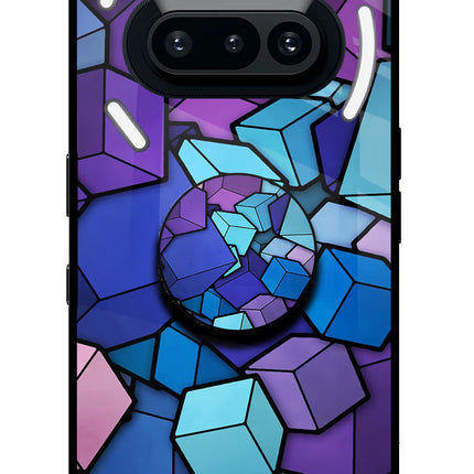 Cubic Abstract Nothing Phone 3A Pop Case by Casekaro