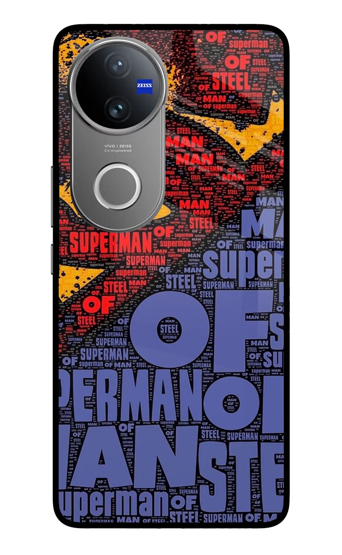 Superman Vivo V50 5G Glass Case