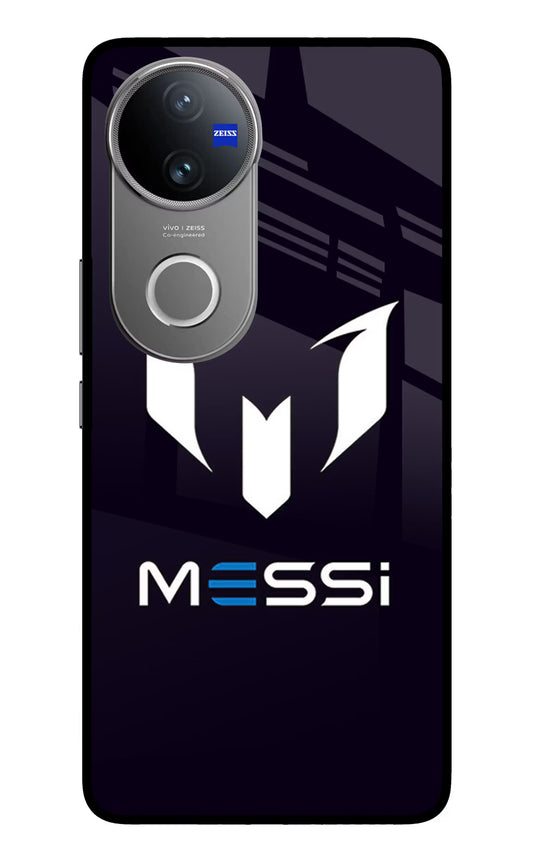 Messi Logo Vivo V50 5G Glass Case