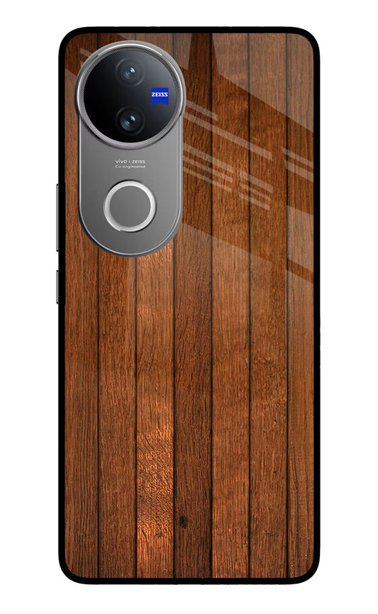 Wooden Artwork Bands Vivo V50 5G Glass Case